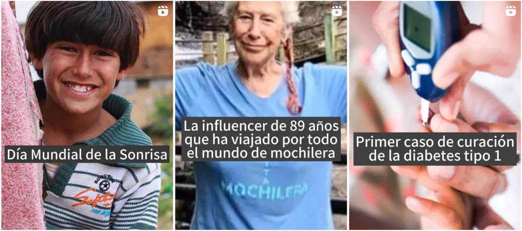 Ejemplos videos Informativo Positivo - La Voz Positiva