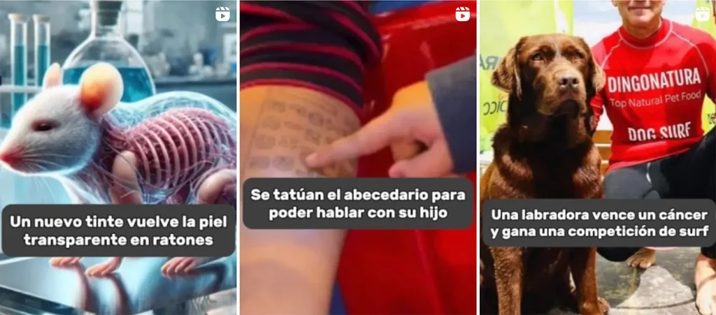 Ejemplos videos Informativo Positivo - La Voz Positiva